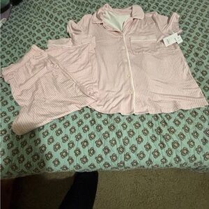 Auden Light Pink Striped Sleepwear